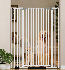 SAFETY GATES.EXPERT 51" Extra Tall Pet Gate 30-41" Pressure Mount Auto Close