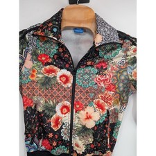 Adidas Farm Rio Women's Track Jacket Jardim Agharta Floral Firebird Sz S