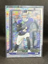 2025 Topps Chrome Football - Nate Wiggins Pulsar Refractor #28 Ravens