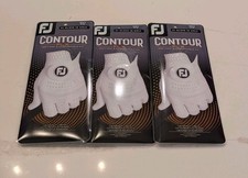 Bundle Of 3 Footjoy Contour FLX Men's Golf Gloves Extra LARGE Regular Left XL