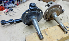 1937 - 1941 Ford Front Spindles Original Pair Round Back