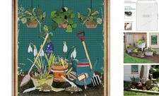 Funny Garden Sign Outside Decor - Humorous Gardening Gift for Women Green