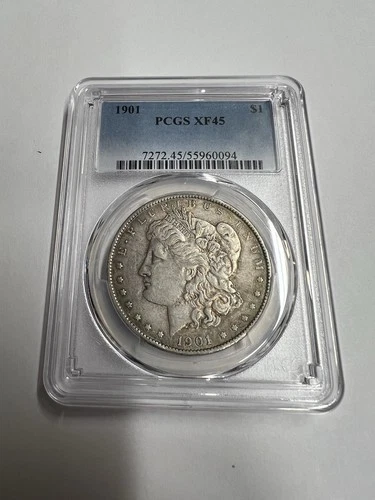 1901 Morgan Dollar. PCGS XF45