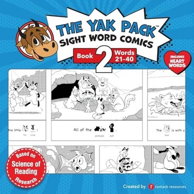 Yak Pack : Sight Word Comics: Book 2: Comic Books to Practice Reading Dolch ...