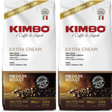 Kimbo Extra Cream Coffee Beans 1kg Medium Roast Italian Espresso