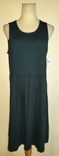 New Old Navy sz L Sleeveless Tank Top Dress teal in color knit stretchy 2474