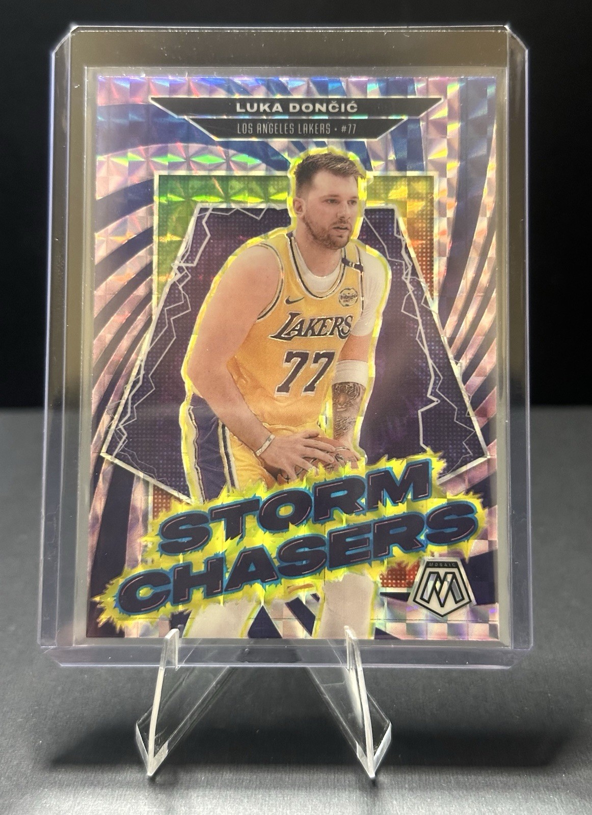 2024-25 Mosaic Luka Doncic Storm Chasers #7 Lakers