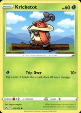 Kricketot 010/159 Common Crown Zenith Pokemon Lightly Played