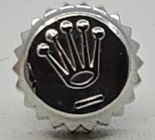 Rolex Crown 6mm , 24 604 0 , Stainless Steel, AA Condition ,