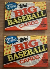 Topps 1989 Big Baseball 2nd Series Trading Cards Factory Sealed Packs Lot Of 2