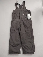 NEW Berne Quilt lined Insulated overalls Gray youth size XSmall 5-6 Winter