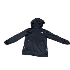 Hoodie Reebok Boys Sz 6/7 Black With Pockets And Hood Excellent Condition