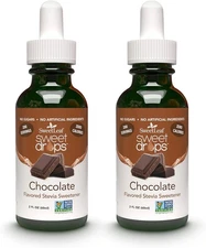 2 Fl Oz (Pack of 2), Sugar Alternative - Chocolate, Natural Flavors, Non GM