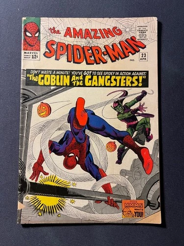 Amazing Spider-Man #23 (1965) - 3rd App GREEN GOBLIN! Silver Marvel! GD+