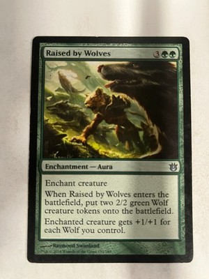 Raised by Wolves - Born of the Gods - Magic the Gathering MTG Nice!