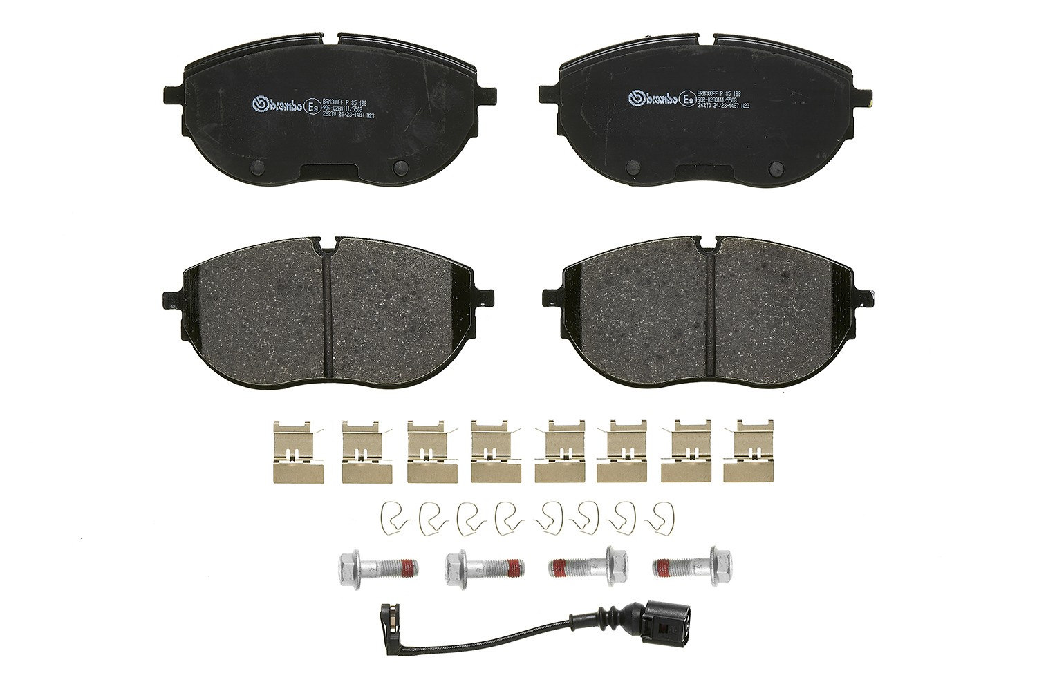 Fits BREMBO P 85 188 HAM PADS.  VW FRONT