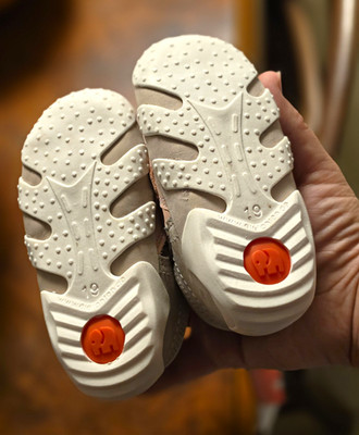 elefanten free Kinder Sandalen Leder Klettverschluss flexible Sohle EU 19