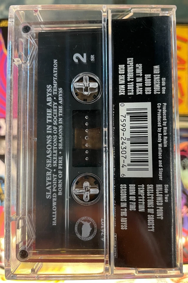 Slayer- Seasons In The Abyss Cassette Tape (SR) - Image 2 of 4