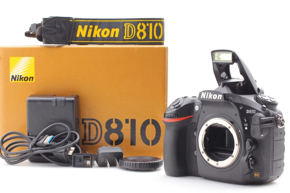 [MINT in Box] Nikon D810 36.3 MP Digital SLR Camera Body Only F Mount From JAPAN - Image 2 of 4