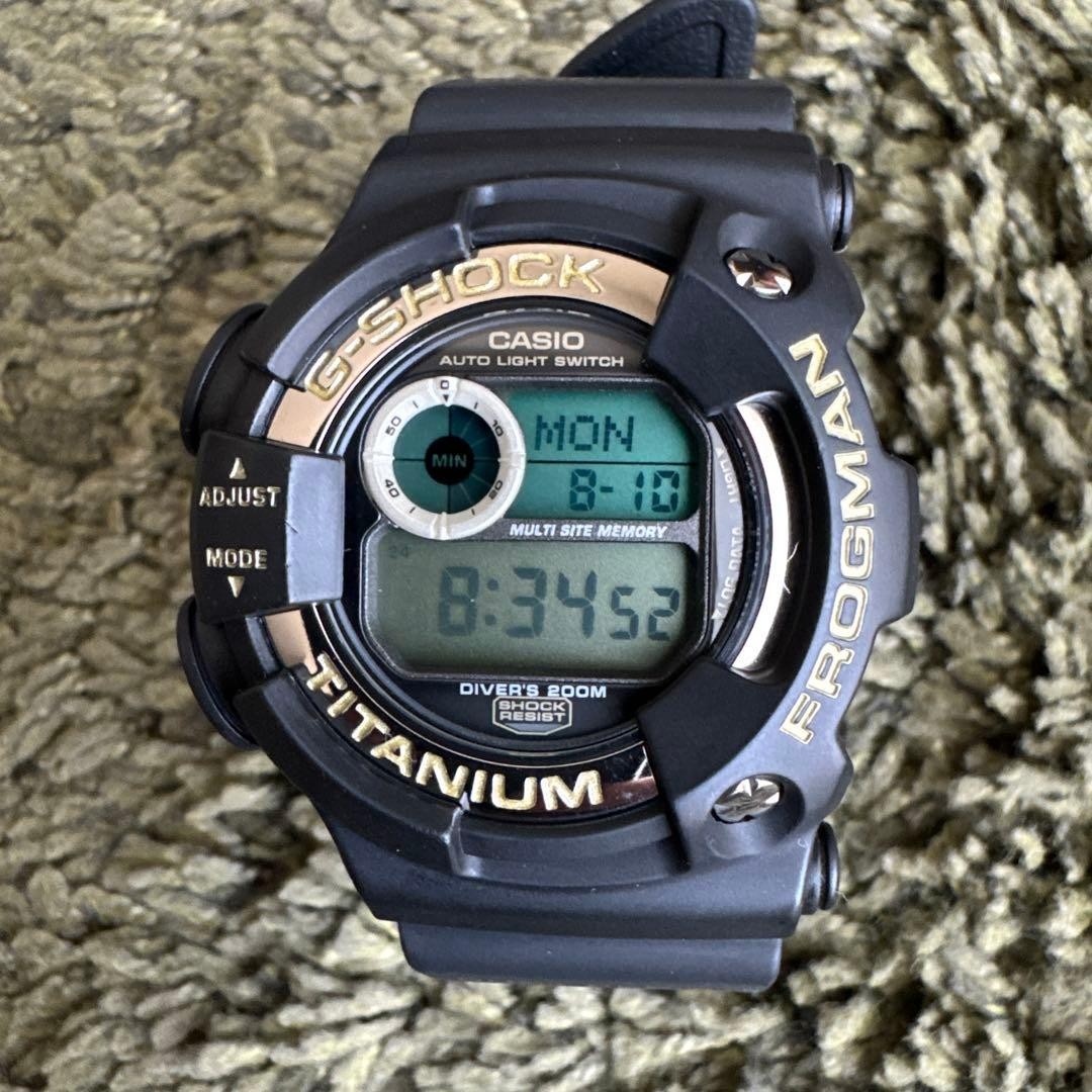 G-Shock DW 9900 1B Frogman Black Gold No.gs4074 - Gem