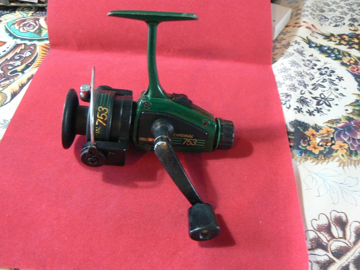 Abu Garcia Cardinal 753 Indiana Vintage Spinning Fishing Reels for