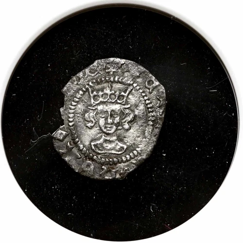 ENGLAND. Henry VI. 1422-1461. Silver Halfpenny, S-1871, NGC AU Details