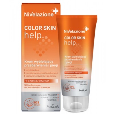 FARMONA NIVELAZIONE+ COLOR SKIN HELP WHITENING CREAM FOR DISCOLORATION FRECKLES