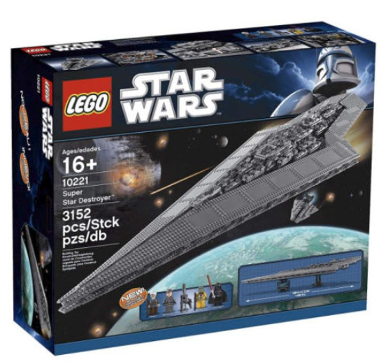 LEGO 10221 Star Wars Super Star Destroyer New Sealed Retired Set -
