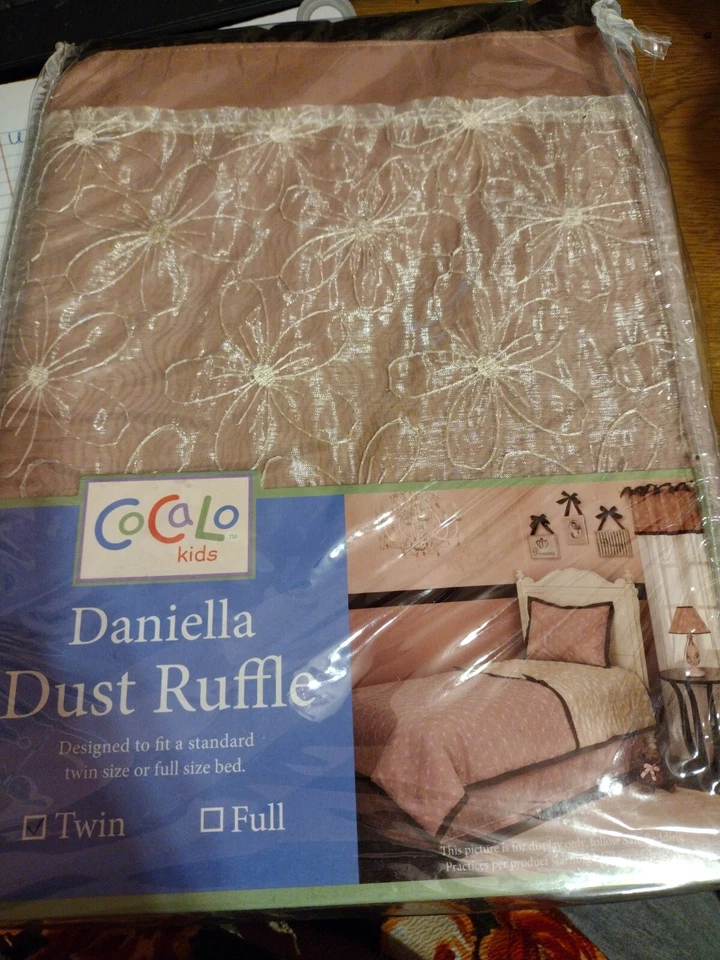 Falda de cama con volantes antipolvo Cocalo Daniella TWIN ¡¡uso malva con otros juegos de sábanas!! DULCE Foto 4 de 4