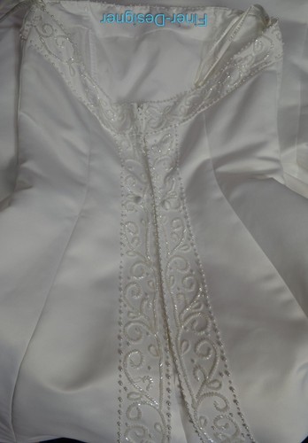 David's Bridal Gloria Vanderbilt Wedding Gown Train Strapless Sz 16 XL White NEW - Picture 10 of 10