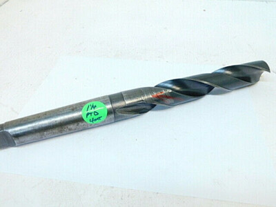 USED PRECISION TWIST DRILL  #4MT TAPER SHANK TWIST DRILL 1-1/4'' (1.250) HSS 