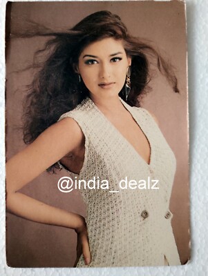 Bollywood India Actor Sonali Bendre Rare Original Beautiful Post card Postcard