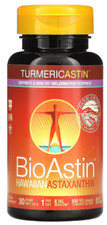 Nutrex Hawaii, BioAstin 5 mg + Curcuma longa, 30 vegane Weichkapseln