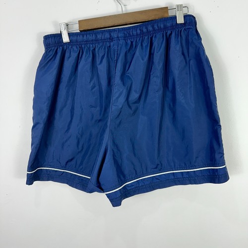 Nike Running Shorts Youth XL Blue Unlined Swoosh Minimalist Athletic Vintage Y2K - Picture 2 of 7
