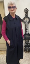 Navy Sleeveless Jacket Byjohn Galliano For Maison Margiela Size12