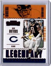2020 Panini Contenders Football Legendary Contenders Red #LC-DBU Dick Butkus