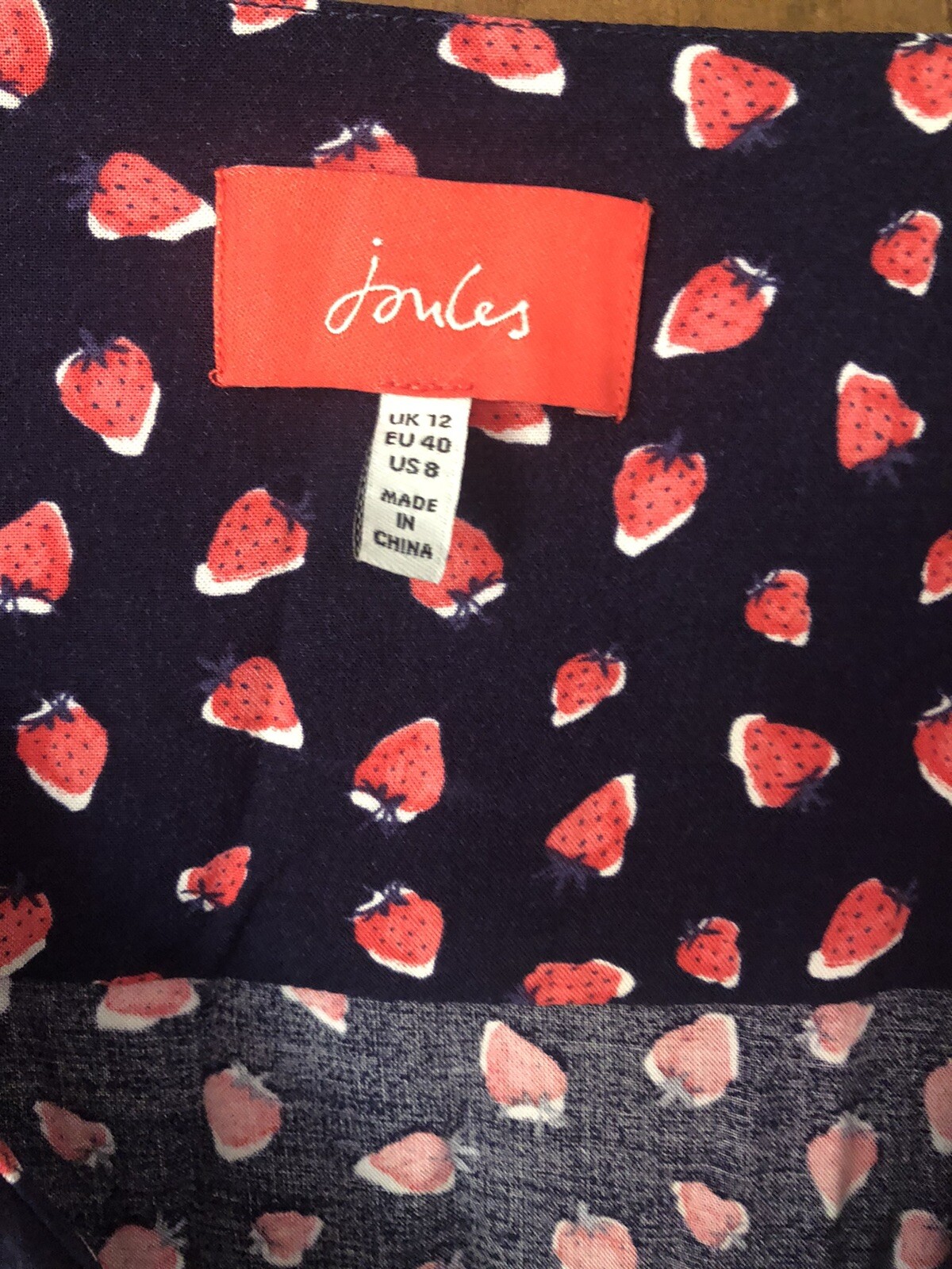 Joules Womens Yasmine Button Through 