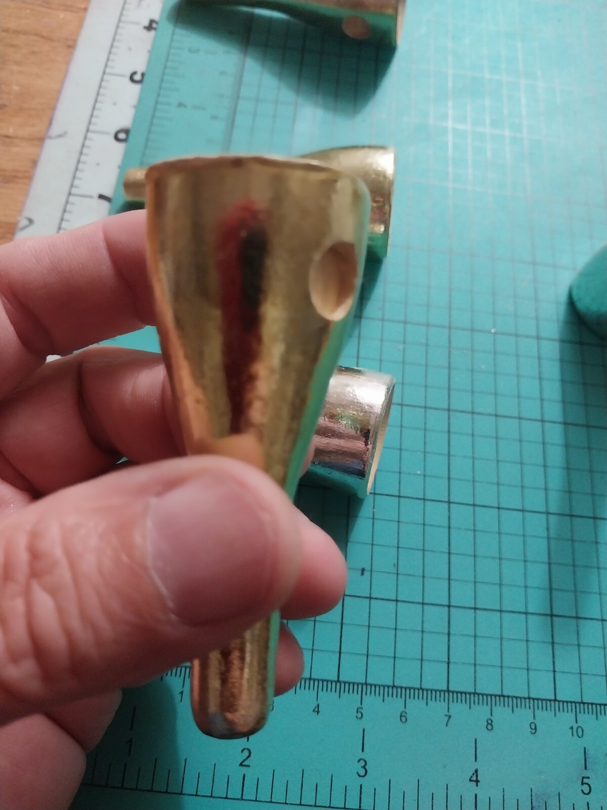 Vintage 1980s Topwater Wood Blank Poppers Gold / Silver Foiled  Sam Griffin - Image 10