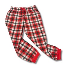 CAT  JACK Festive Red Plaid Pajama Pants   Holiday Sleepwear, Size XS 4/5 