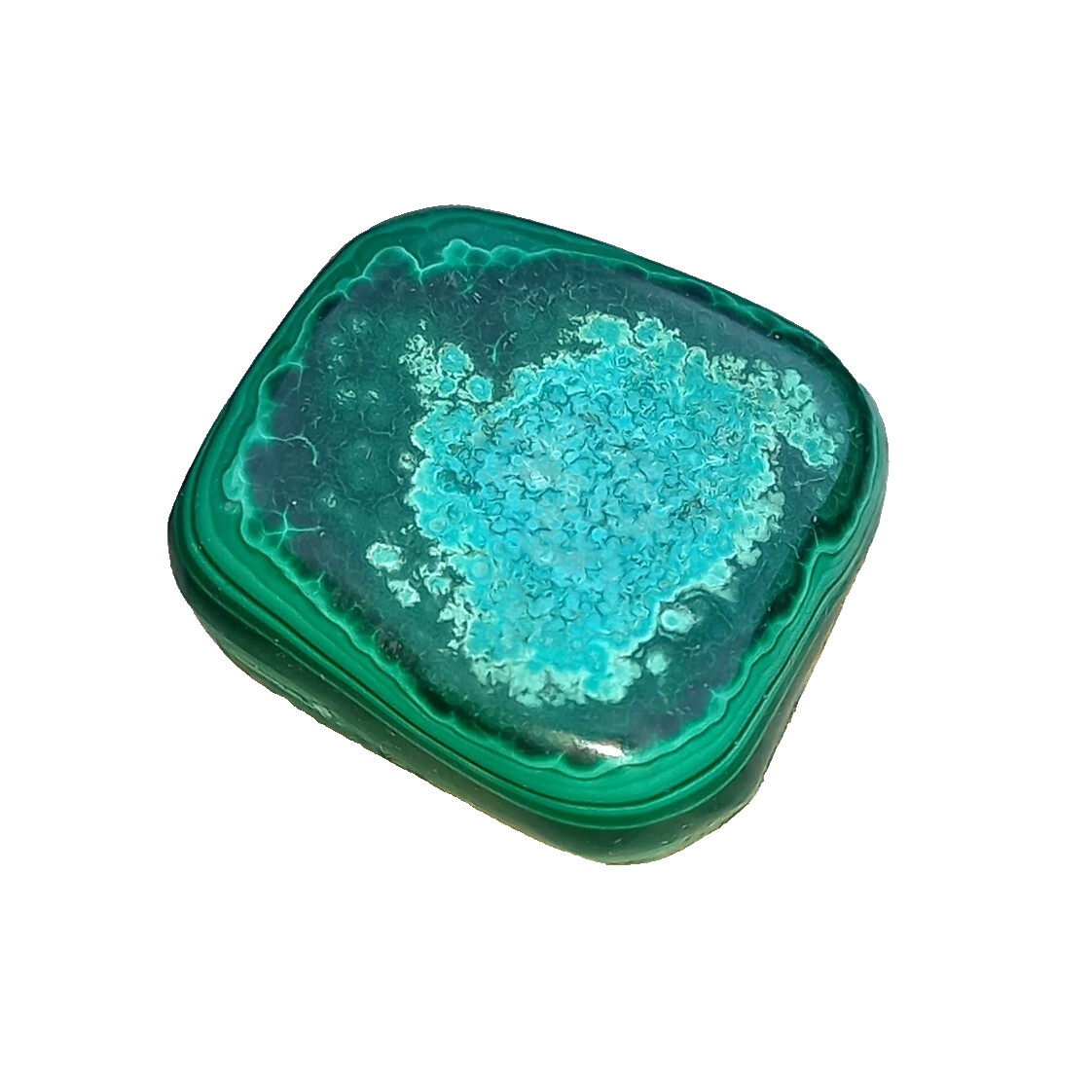 Malachit  Chrysokoll  Poliert Malachite Edelsteine Nr.2y Entgiftung Zen Garten