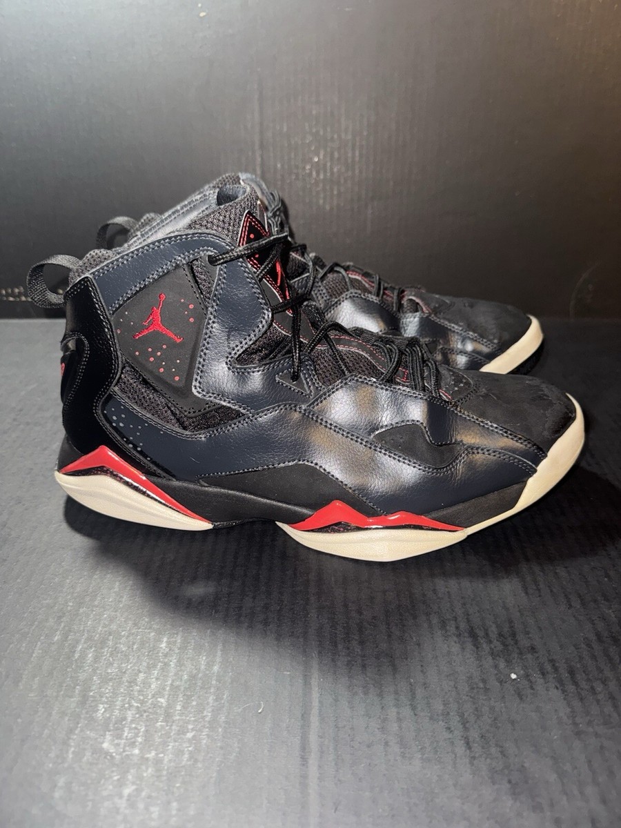 Nike Air Jordan True Flight 'Black Red Grey'- 342964-002 Size 11