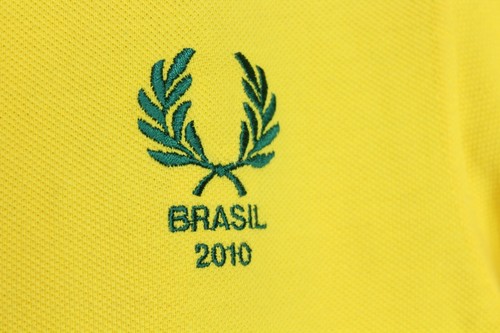 FRED PERRY 2010 WORLD CUP BRASIL POLO YELLOW SHIRT LIMITED EDITION - Picture 5 of 7