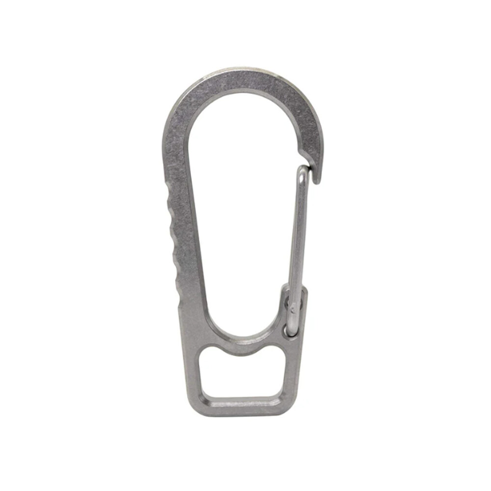 1X Small Titanium Alloy Carabiner Spring Snap Hook Clip Key