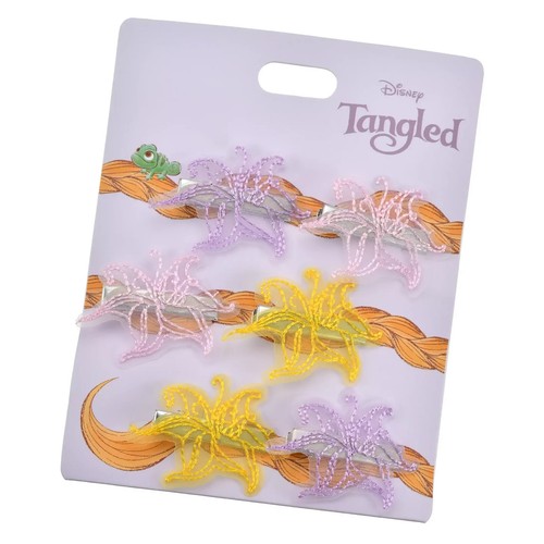 Disney store Rapunzel on the Tower Hair Clip Set SUMMER FESTIVAL Tangled - Picture 2 of 4