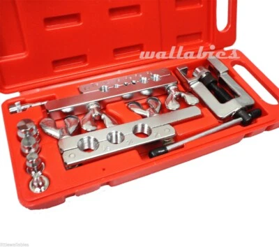 45°Traditional Extrusion Type Flaring & Swaging Tool Kit w/ case