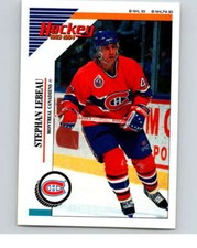 1993-94 Panini Stickers Hockey  #16 Stephan Lebeau  Montreal Canadiens V83197