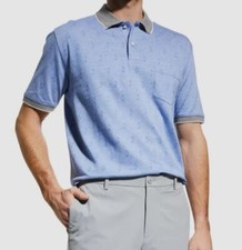 99 Rodd Gunn Blue Baumann Valley Turkish Cotton Sailboat Polo Shirt Size XXL