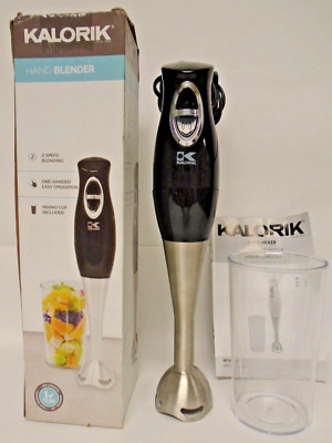 KALORIK HAND STICK BLENDER MIXER WITH MIXING CUP 200 WATT 2-SPEED PREOWNED F/S