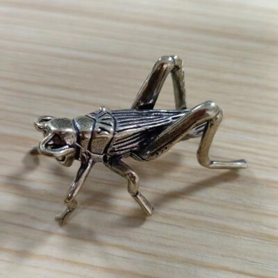 2x Brass Cricket Figurine Statue Insect Animal Figurines Toys House Decoration