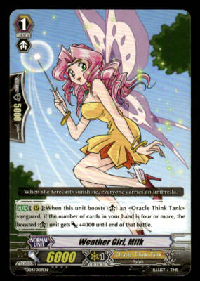 #ad Cardfight Vanguard Weather Girl Milk TD04 009EN $1.34